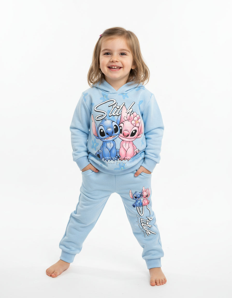 Stitch Hoodie Set Girl