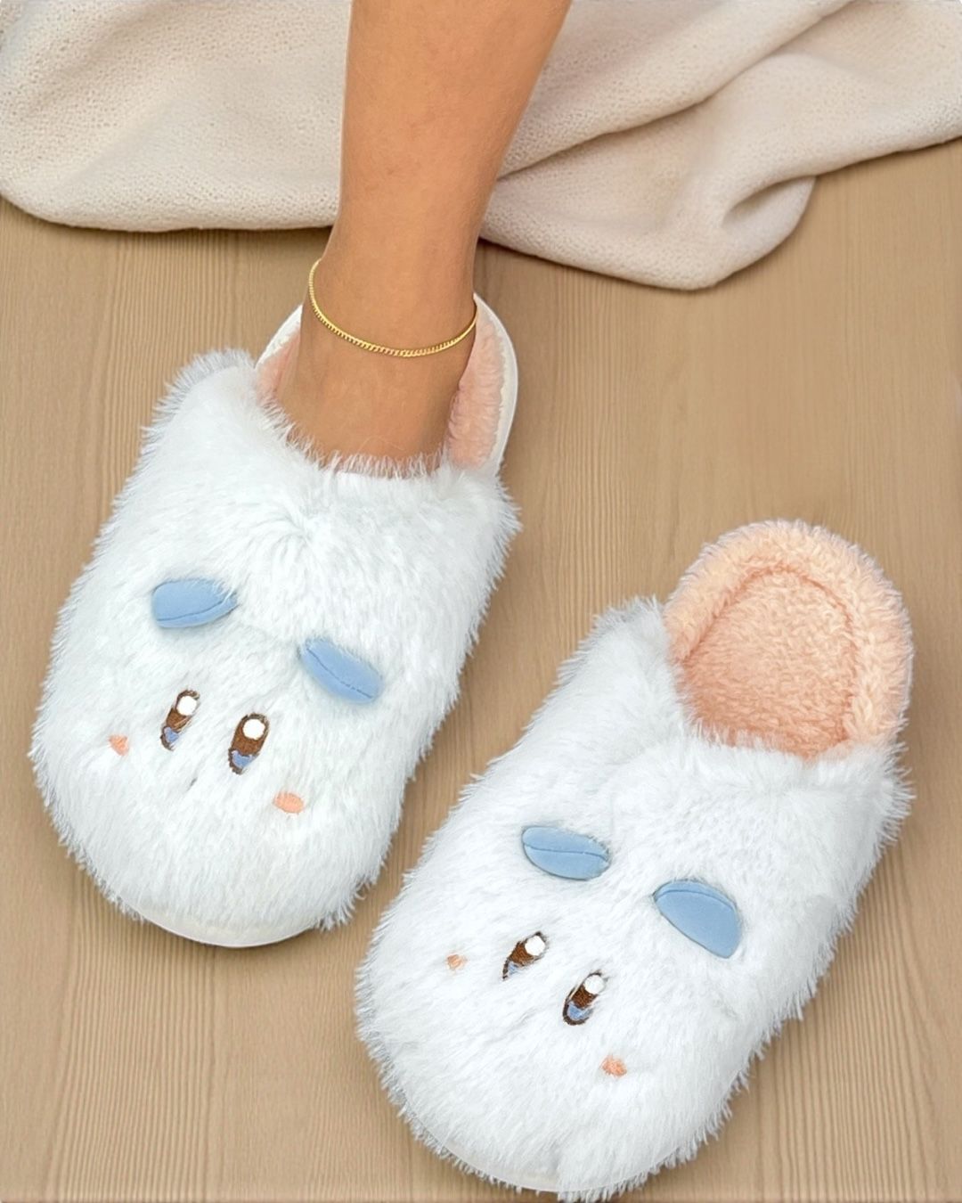 Baby Blue Cute slippers