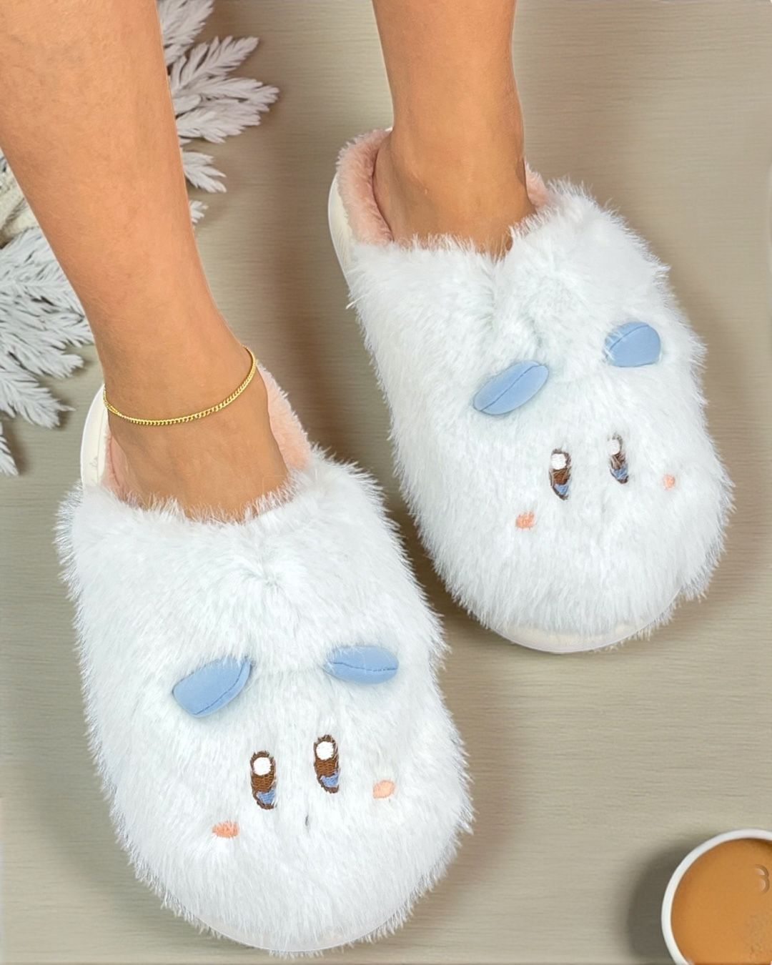 Baby Blue Cute slippers