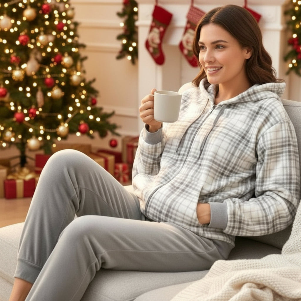 Gray Checkered Pyjama