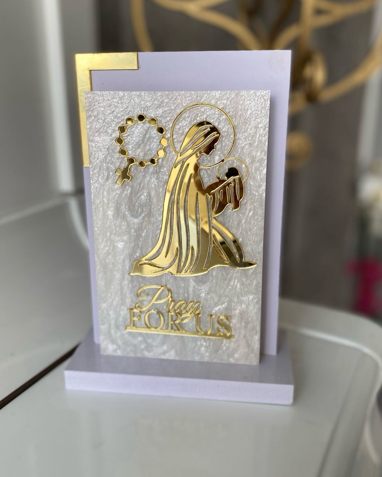 Saint Mary Decorative Plaque
