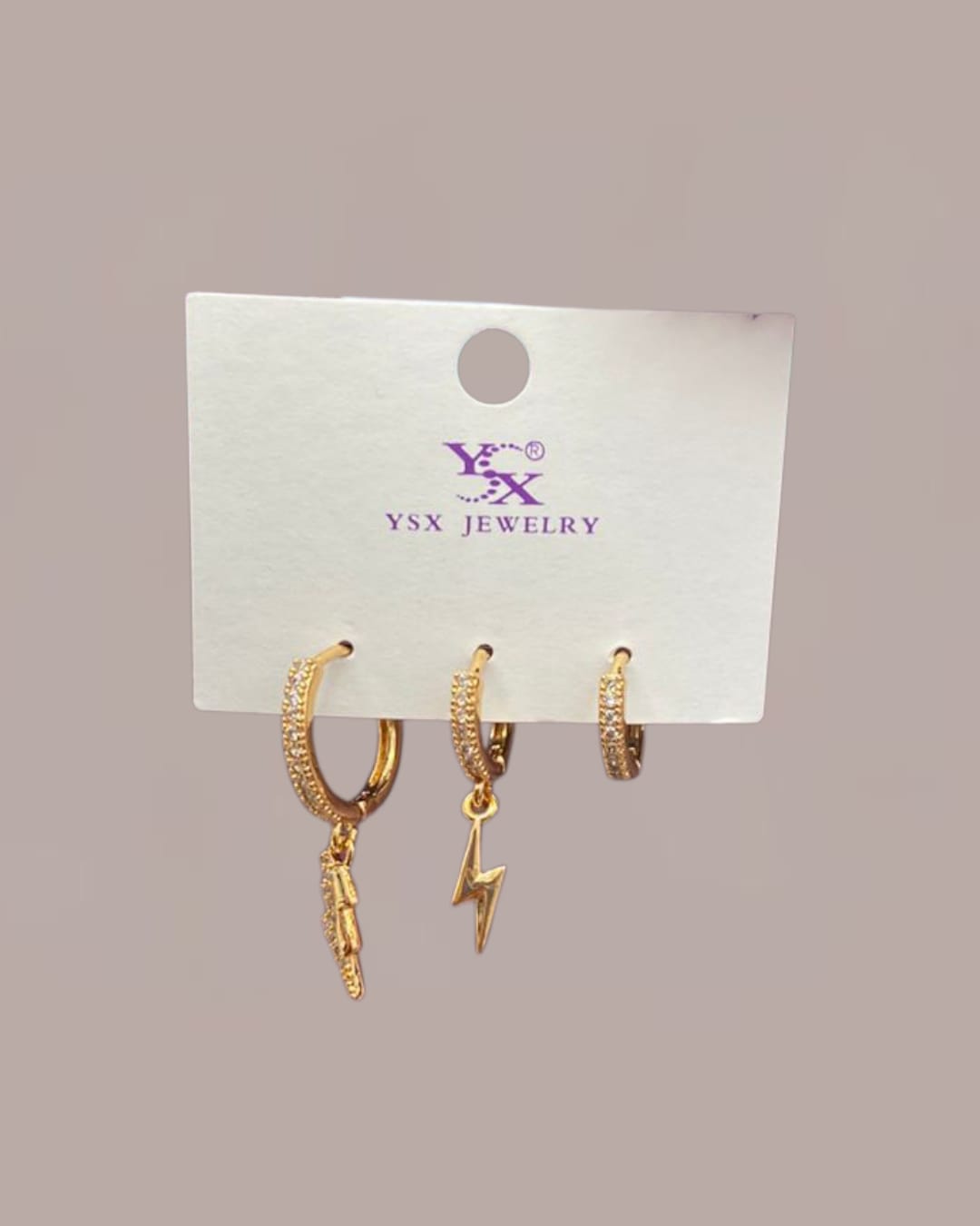 Lightning earring set