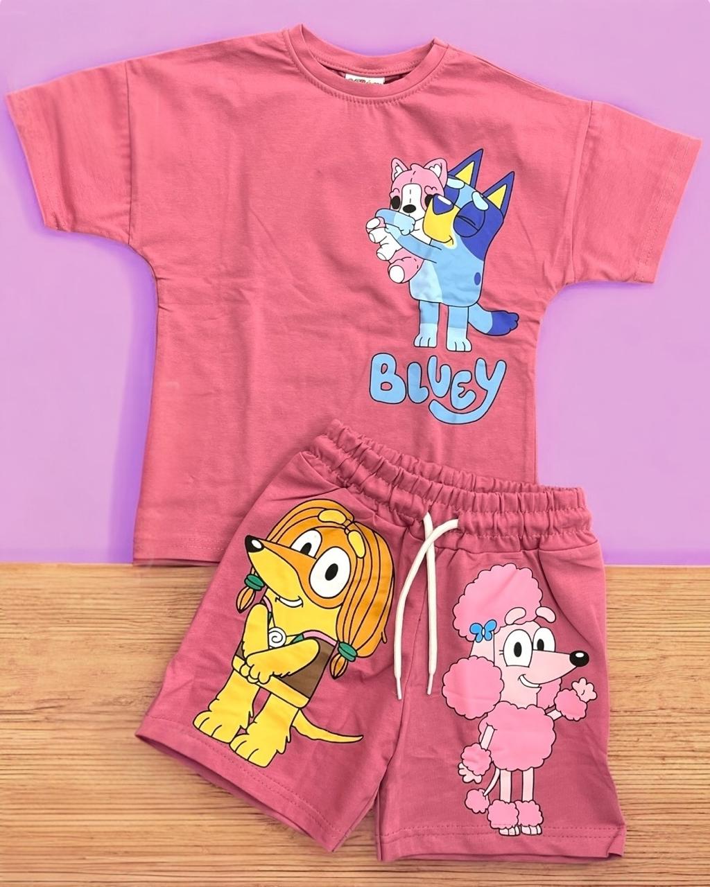Bluey shorts set