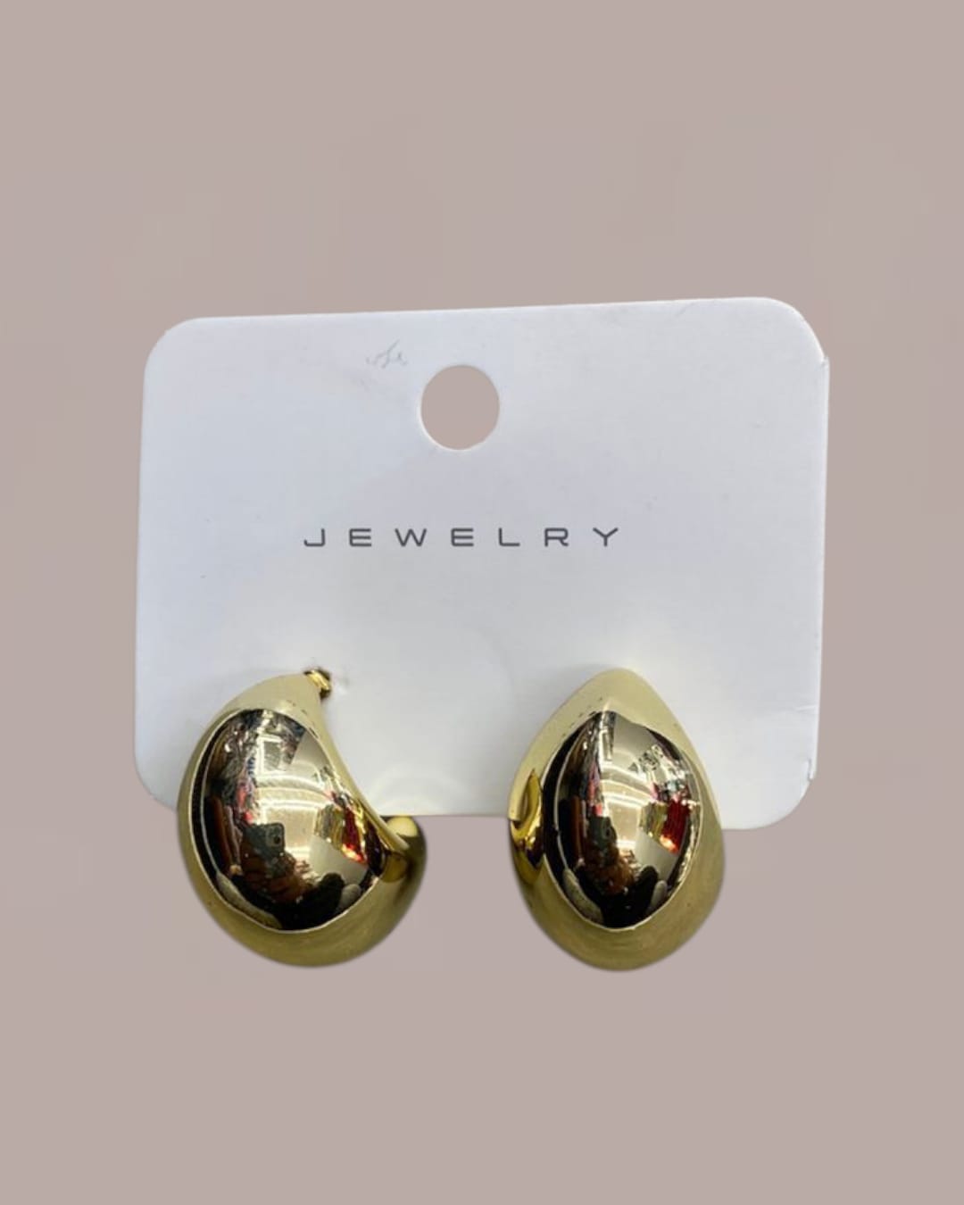Gold Trendy Hoop Earring