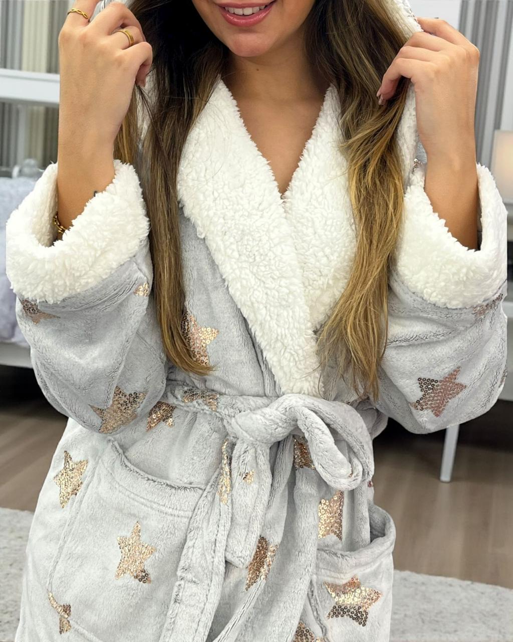 Gold Stars Robe