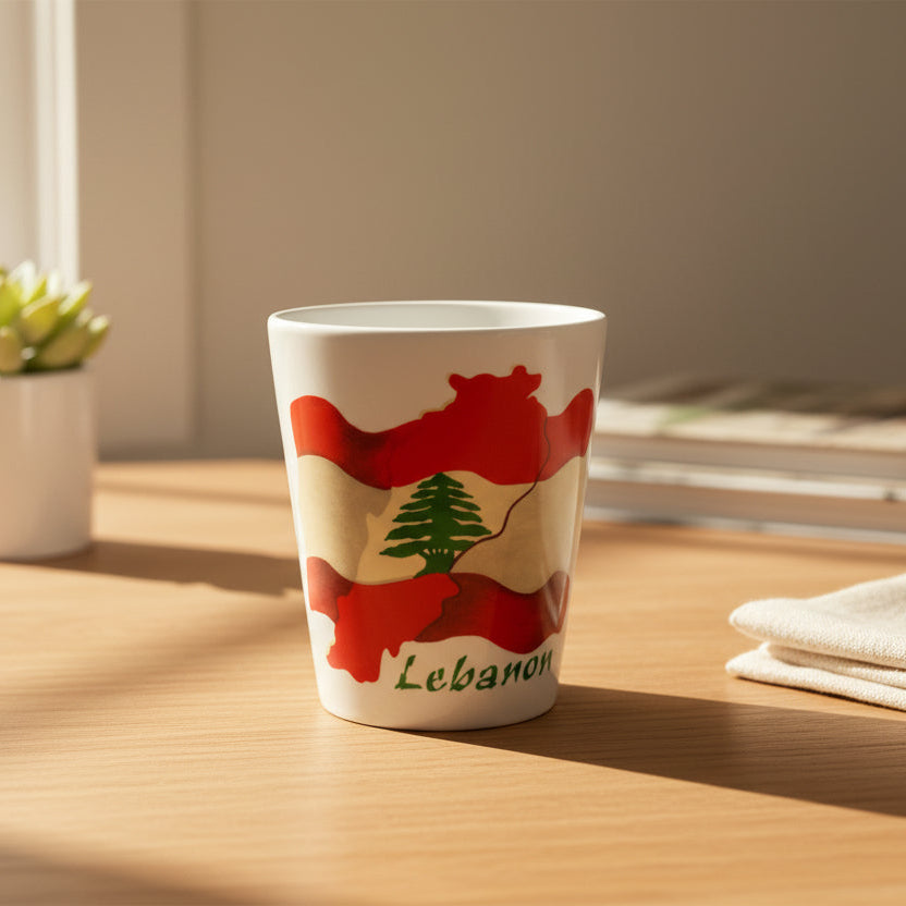 Lebanon flag mug