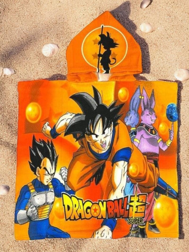 Dragon ball towel poncho