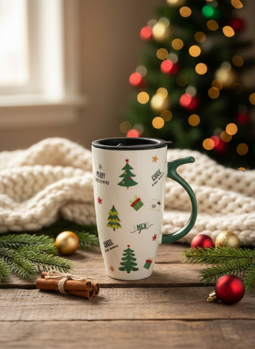 Long Christmas Mug