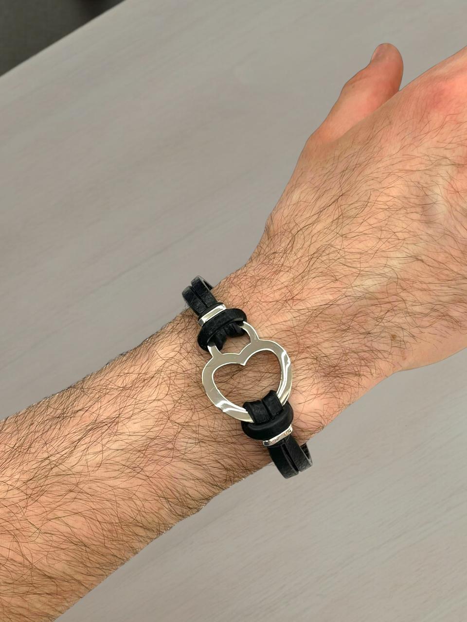 Heart Leather Bracelet