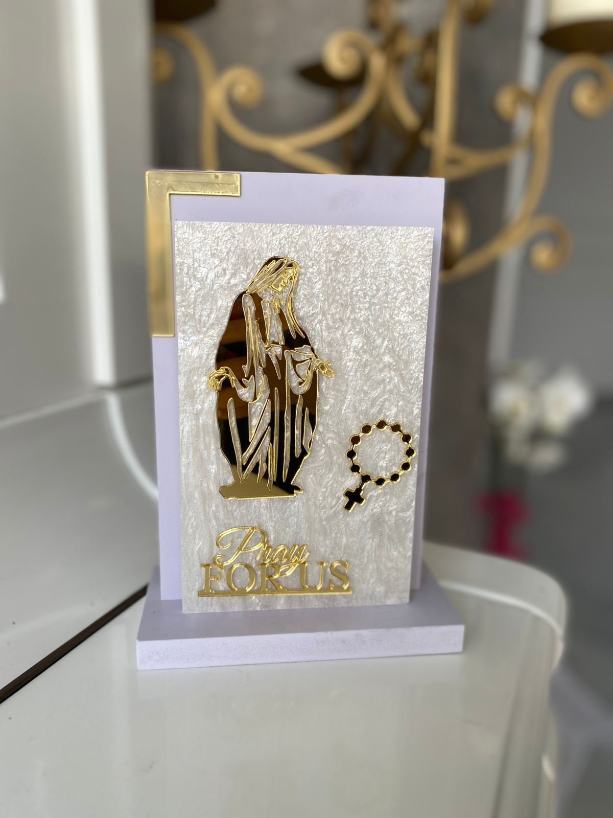 Virgin Mary Decorative Plaque