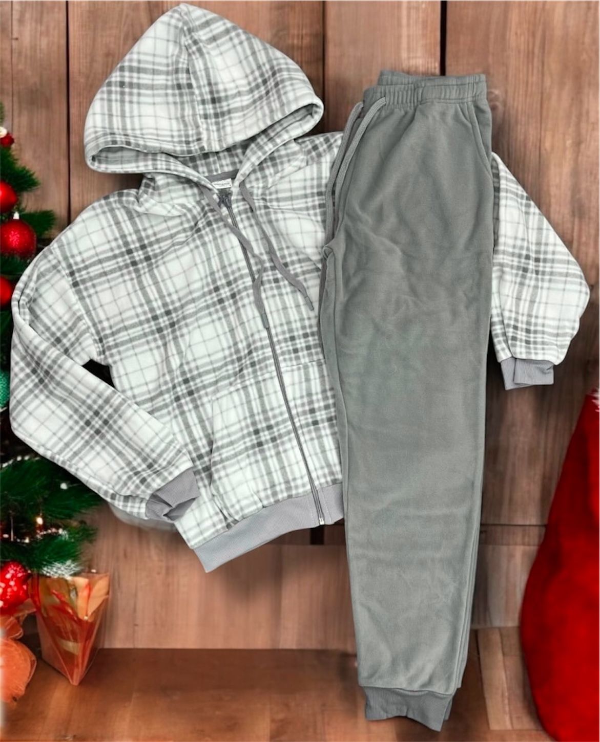Gray Checkered Pyjama
