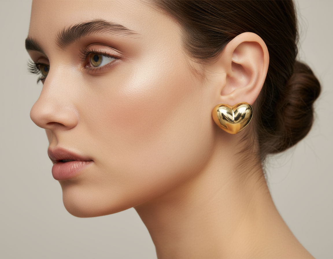Heart Gold earring