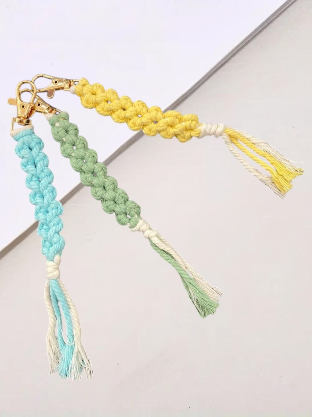 Braided keychain