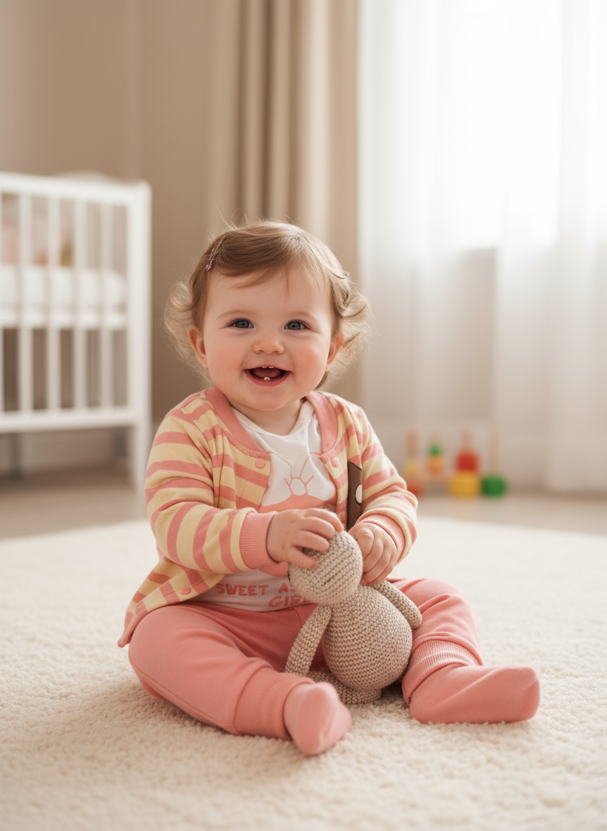 Pink Mickey Mouse newborn set