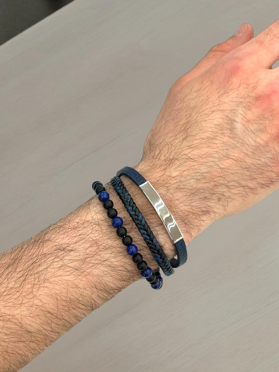 Beaded Leather Bracelet 2