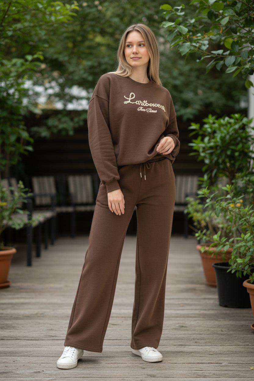 Brown Chic Jogging Set