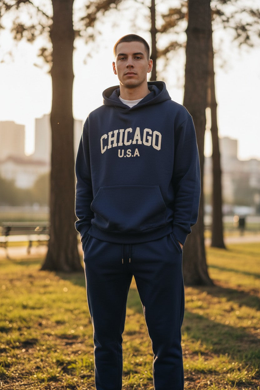 Navy Chicago Men Set
