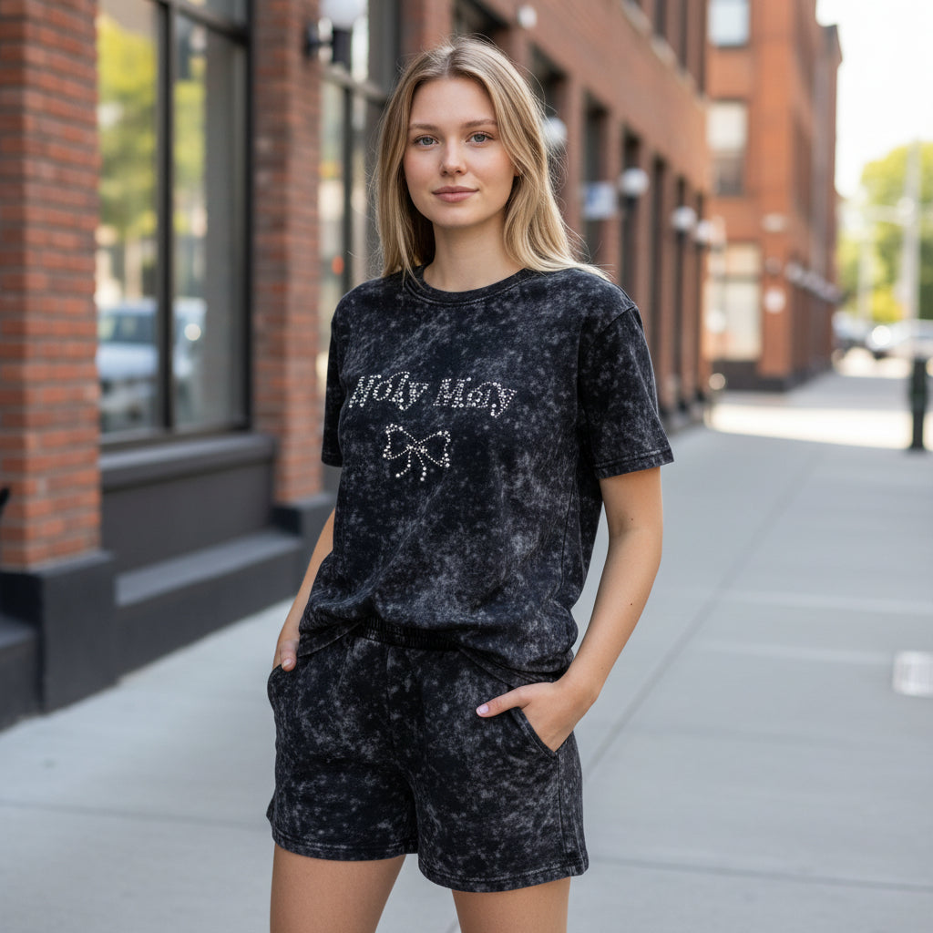 Black Short Set