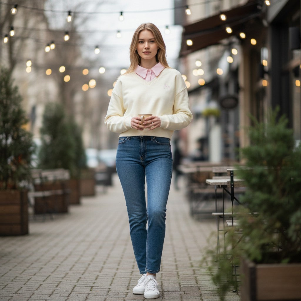 Butter Yellow Sweatshirt