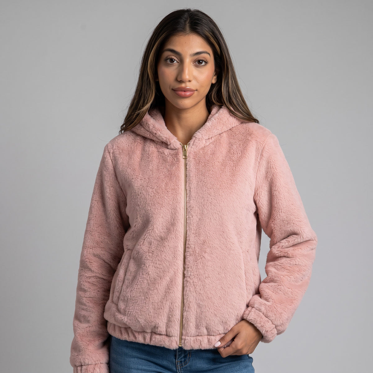 Pink Fur Jacket