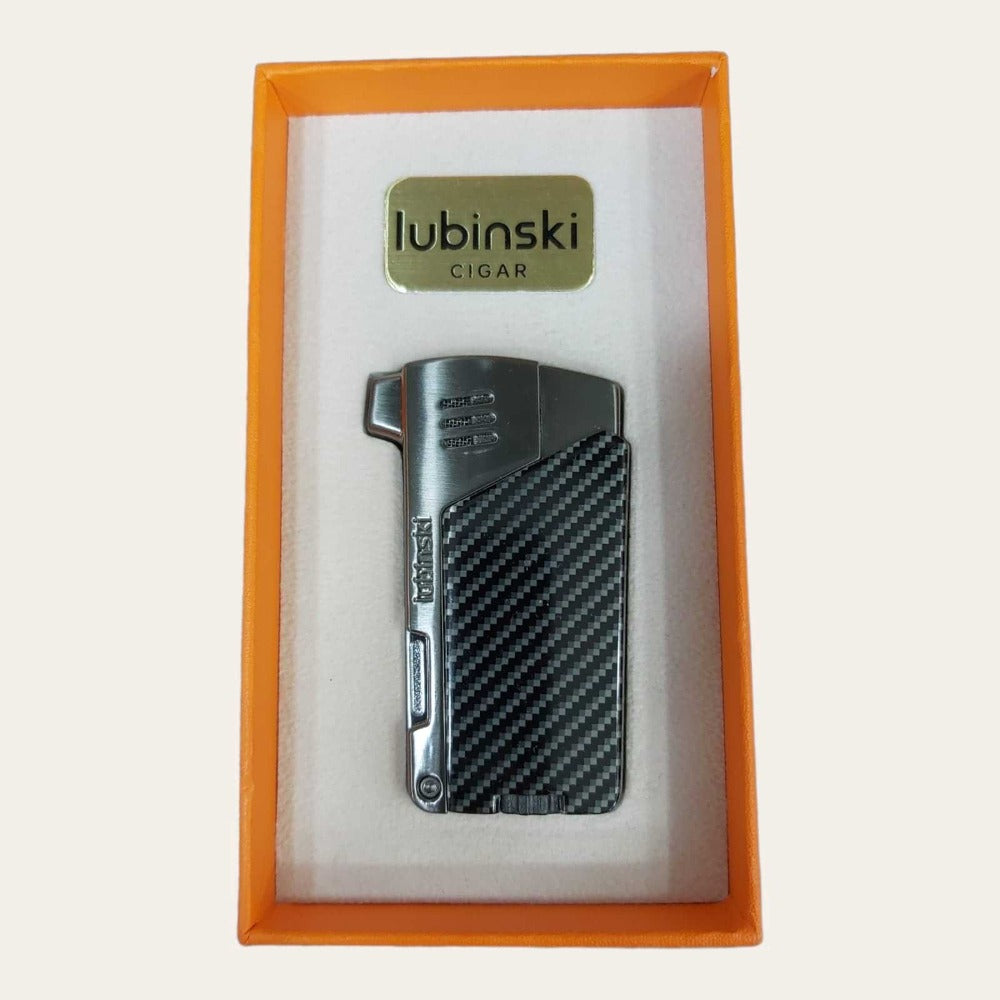 Black "Lubinski" Pipe Lighter