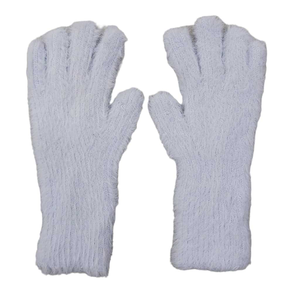 Light Blue Cashmere Gloves