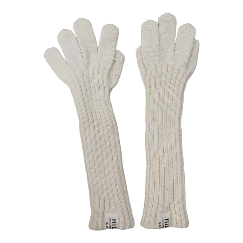 White Long Gloves