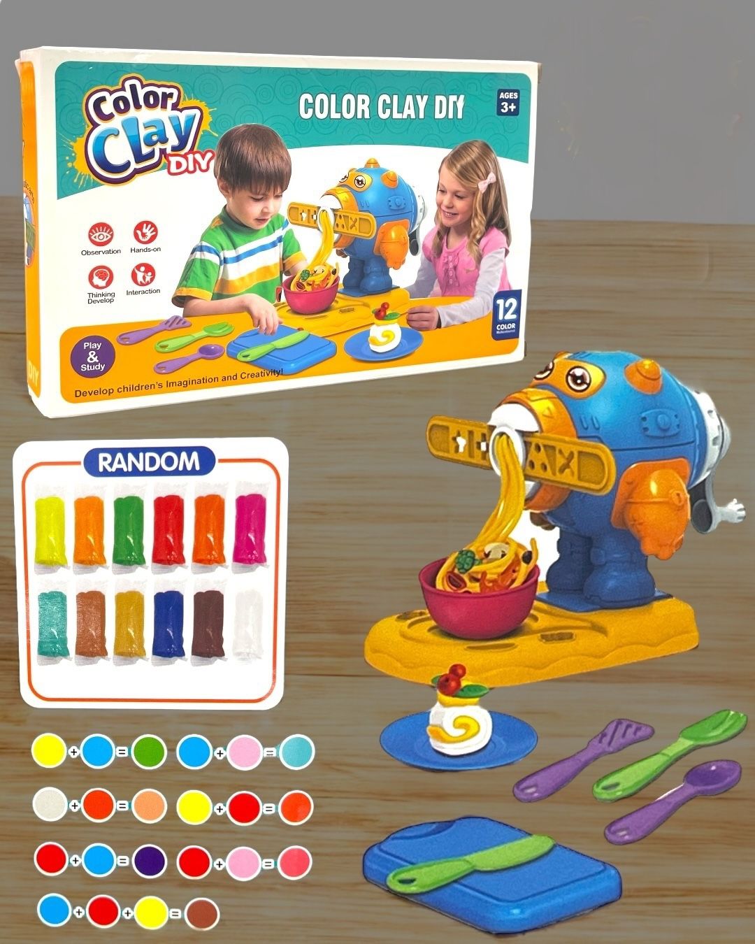 Color clay diy
