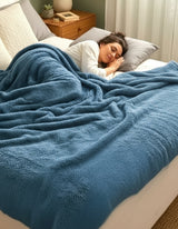 Blue Cozy Blankets