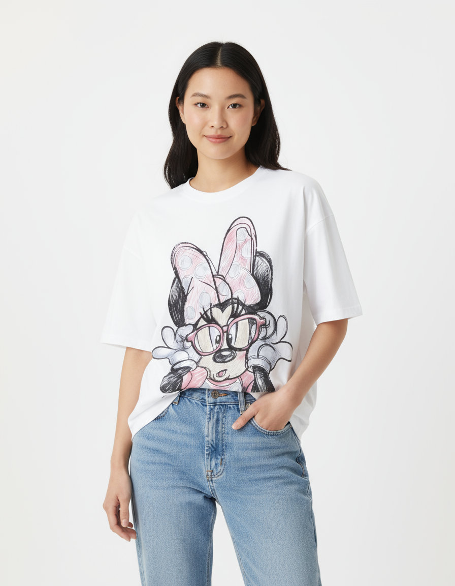 Oversized minnie tshirt