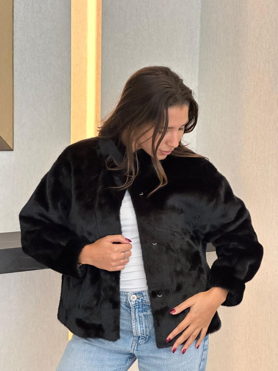 Black Fur Jacket