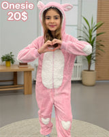 Pink Bunny Onesie