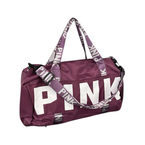 pink gym bag