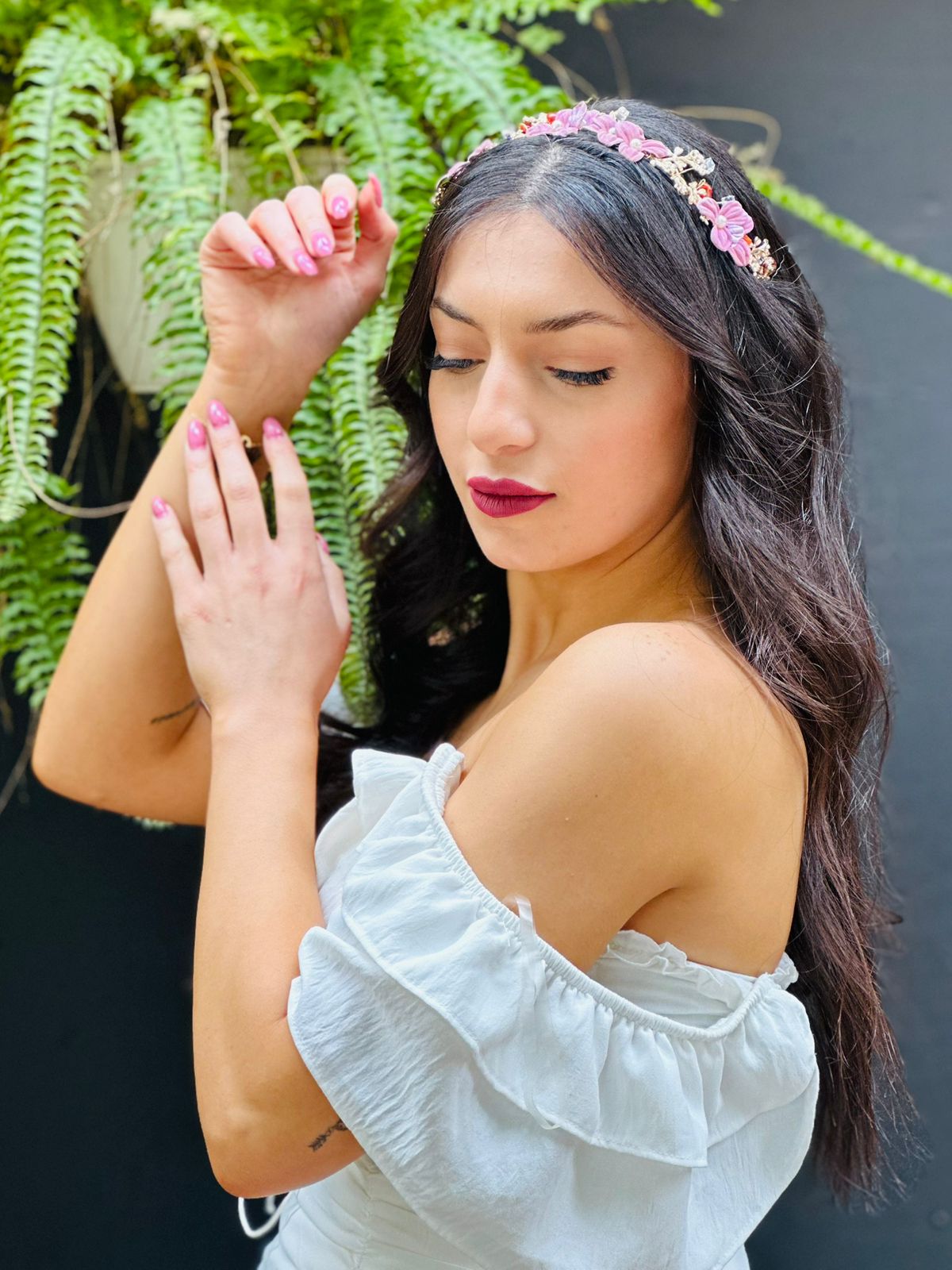Crystal Bloom Tiara
