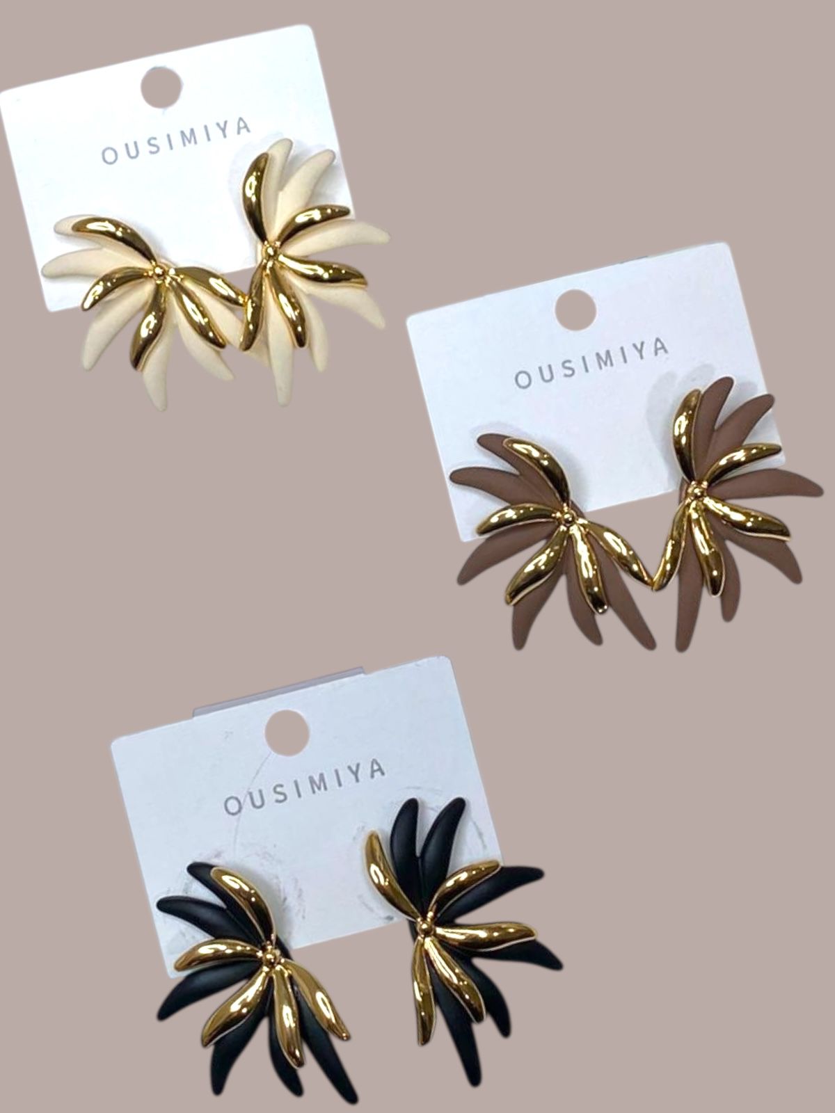 Dazzling earrings
