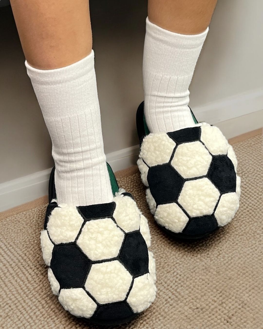 Cozy Football Slippers