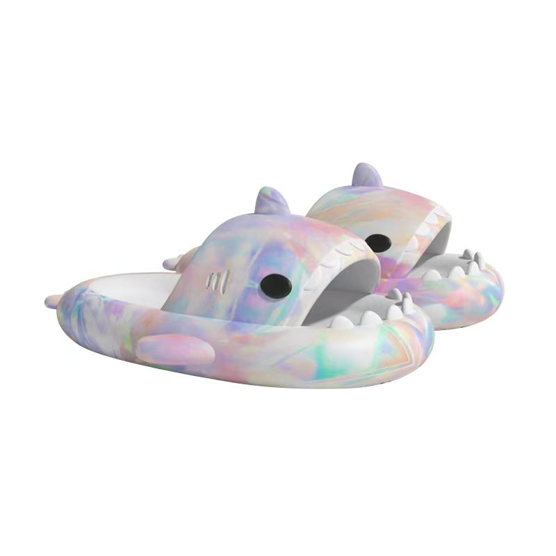 Designed shark slippers