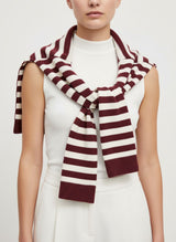 Red Stripped Scarf