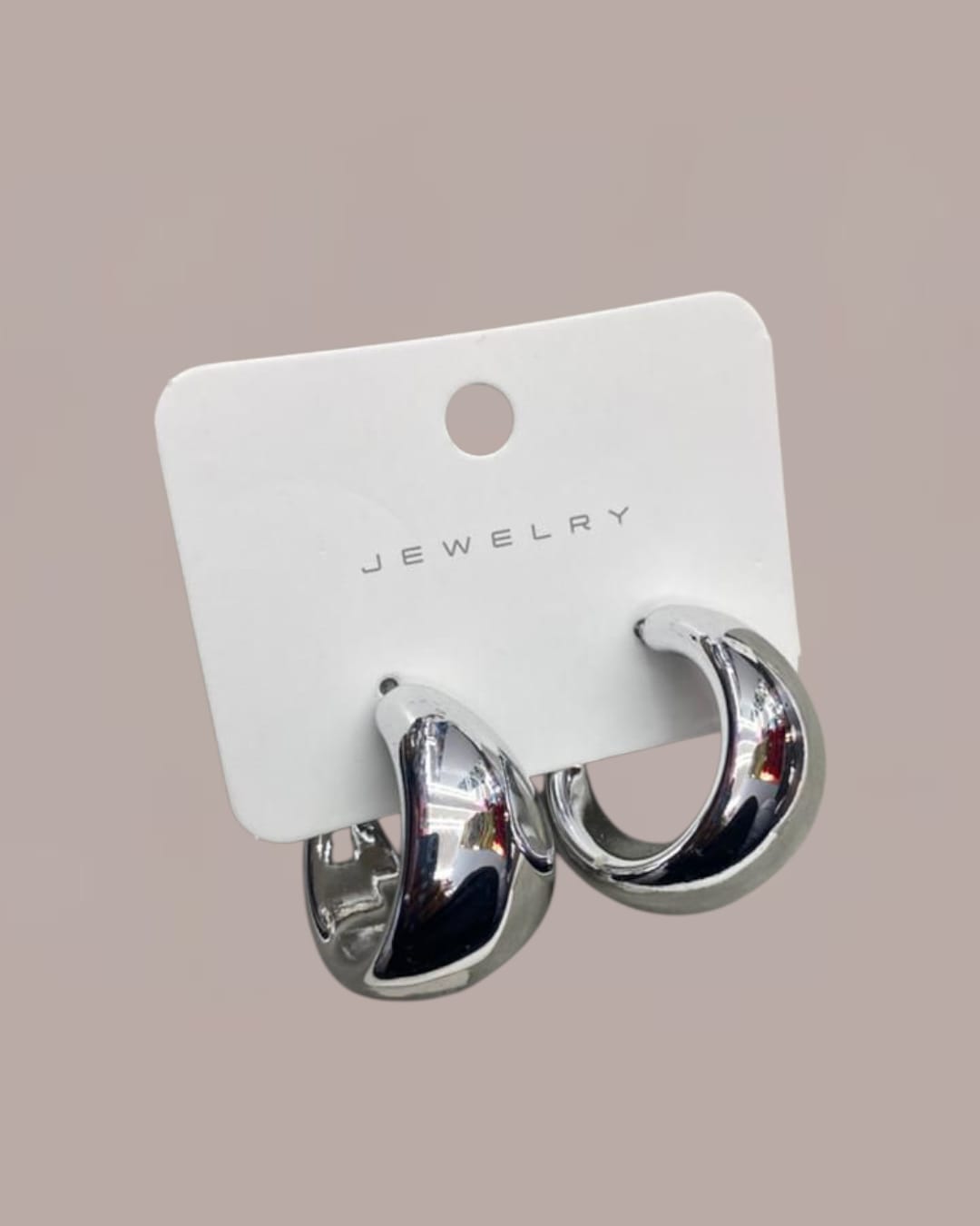 Thick Hoop Earrings