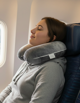 Grey neck pillow