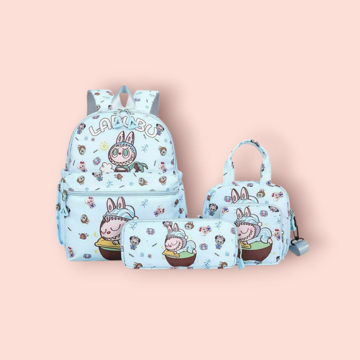 Labubu blue set