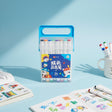 24 colour dual tip marker set in a clear case with blue handle, Jack Gifts Online Lebanon