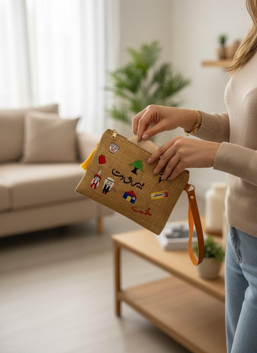Lebanese Handmade Pouch