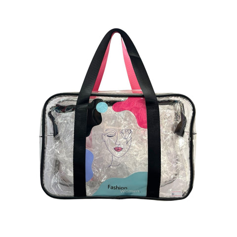 Transparent fashion pouch
