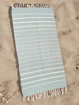 Thin stripped towel