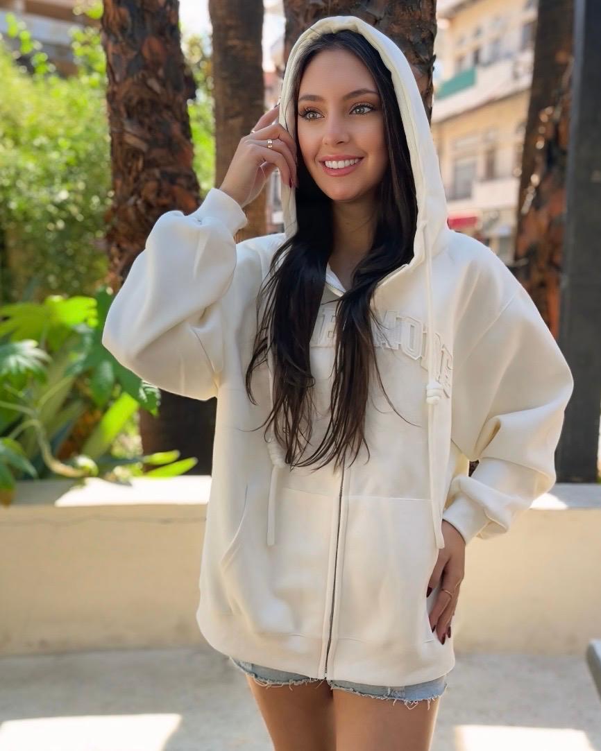 Basic Hooded Fleece Jacket