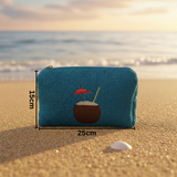 Blue Towel Beach Bag Set