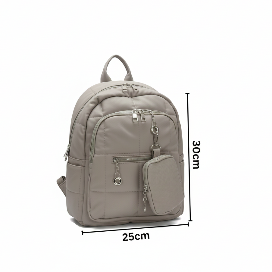 Grey Carry Bagpack