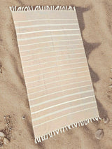 Thin stripped towel