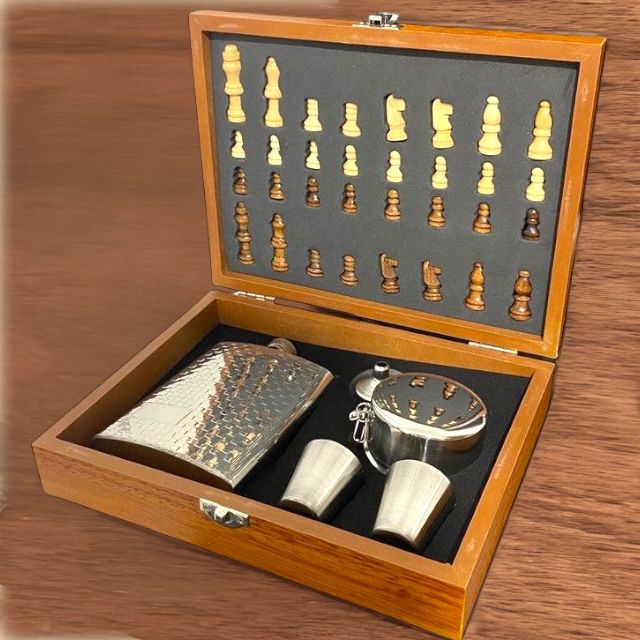 Chess & Drinking Set